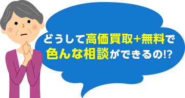 どうして早く高価買取ができるの!?